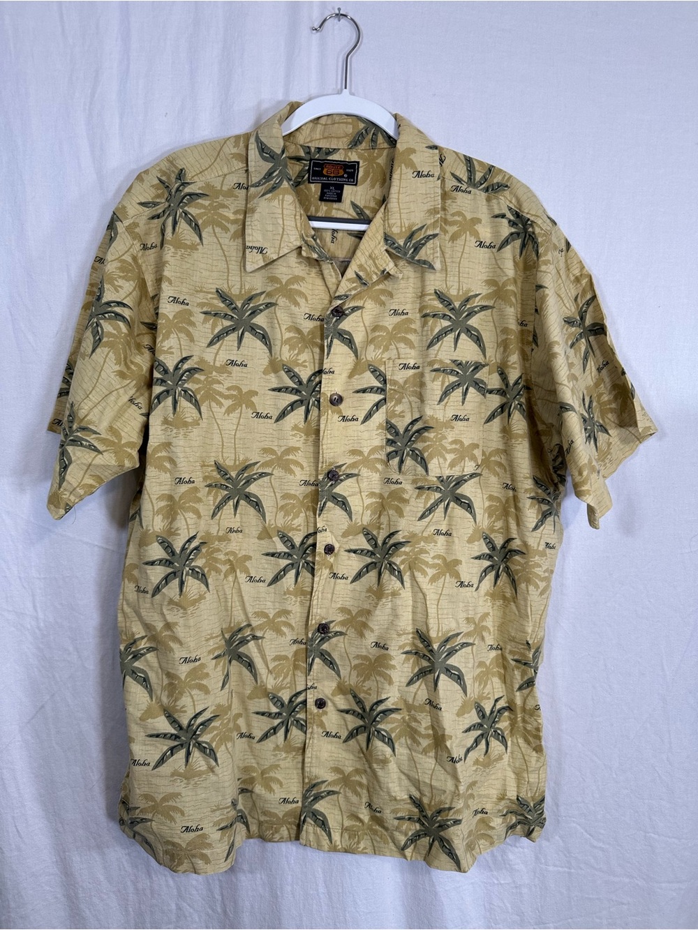 Vintage Route 66 Hawaiian Shirt Sz XL Tropical